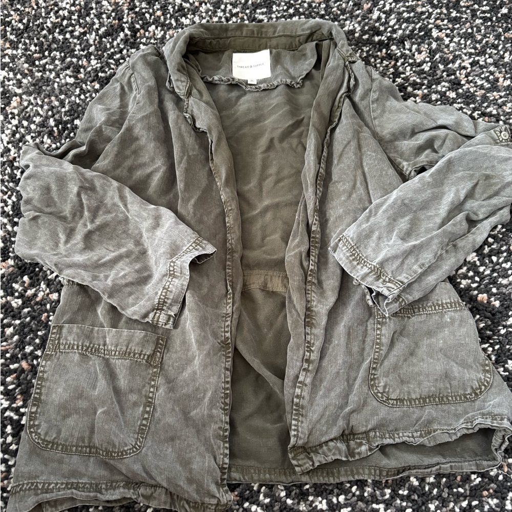 Thread & Supply Olive Jacket